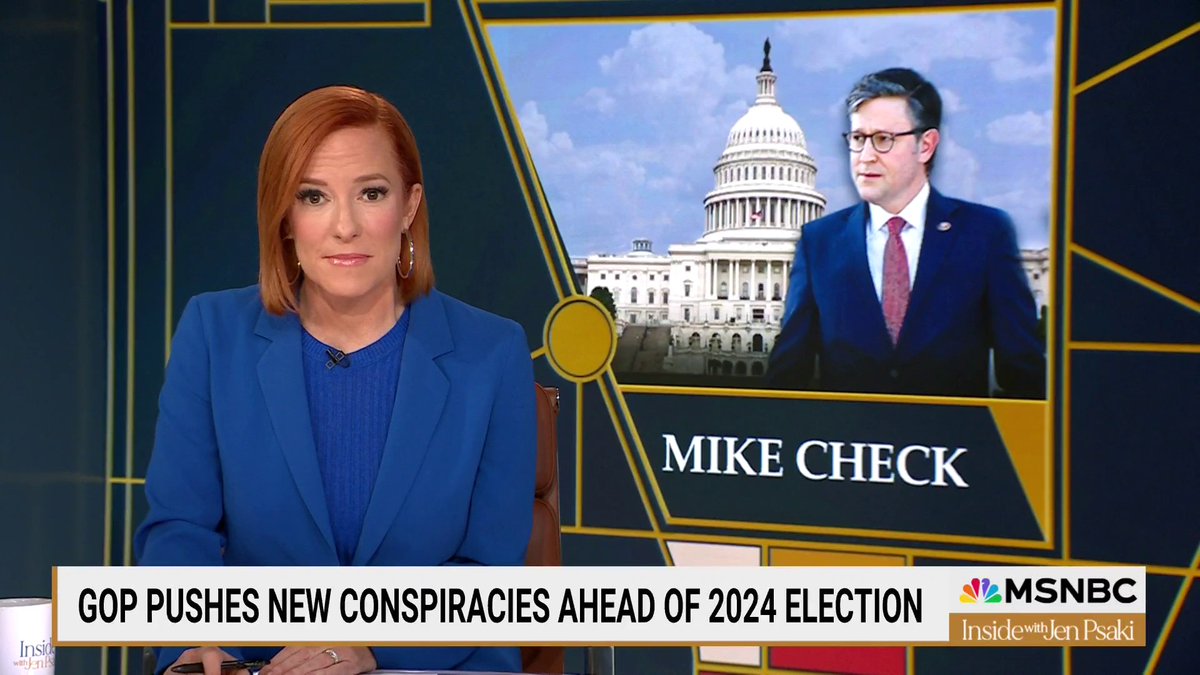.Jen Psaki: “Non-citizens can't vote! That's already a crime. At best, this Republican legislative push is a solution looking for a problem. But more alarming: It's intended to sow the seeds of doubt about our country’s elections, should Donald Trump lose.”