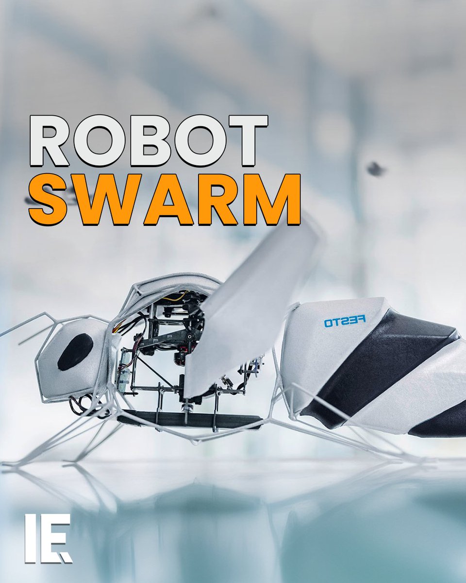 Festo's BionicBee is an autonomous robot that mimics bee swarming behavior, offering potential applications in both civilian and military settings for biomimetic robot swarms. Credit Interesting Engineering