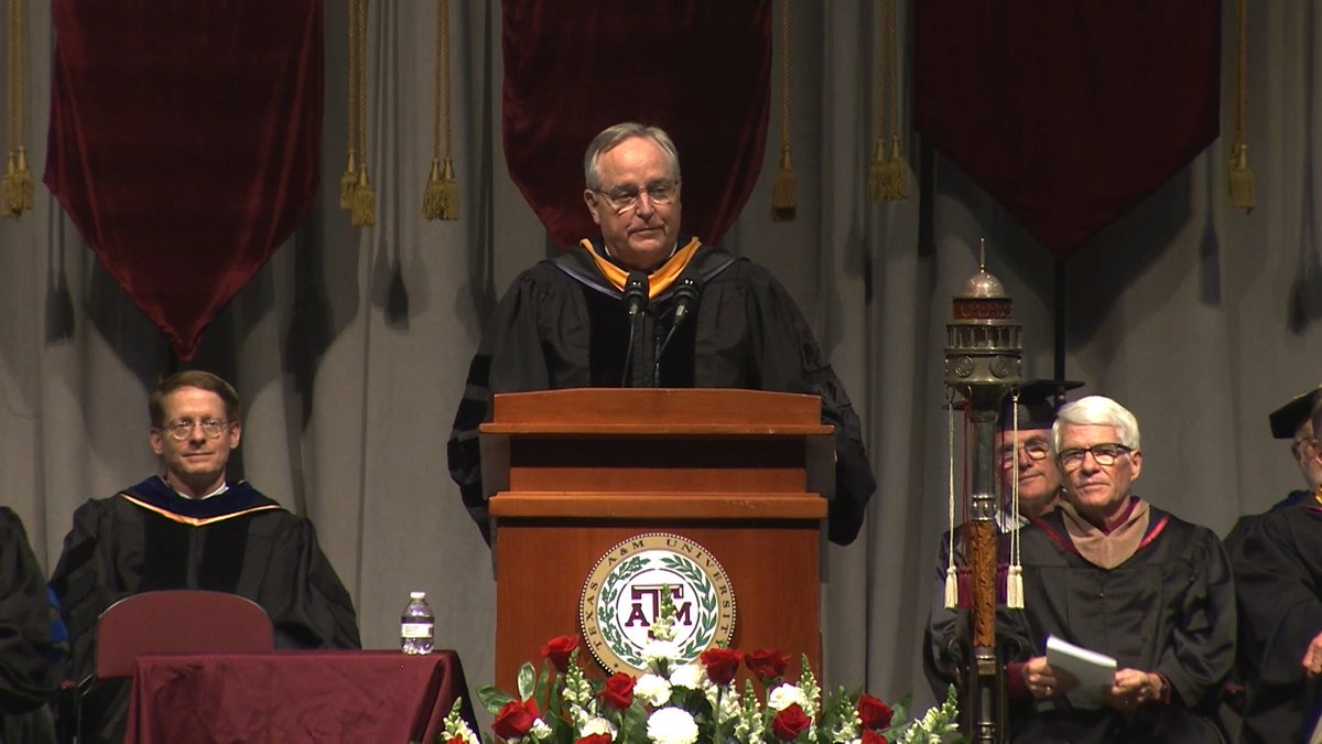 "Life is a phenomenal thing, and yours is right out in front of you. Go get it." At this spring's commencement ceremonies, President Mark A. Welsh III offered words of appreciation, pride, and encouragement to the newest Former Students of Texas A&M.