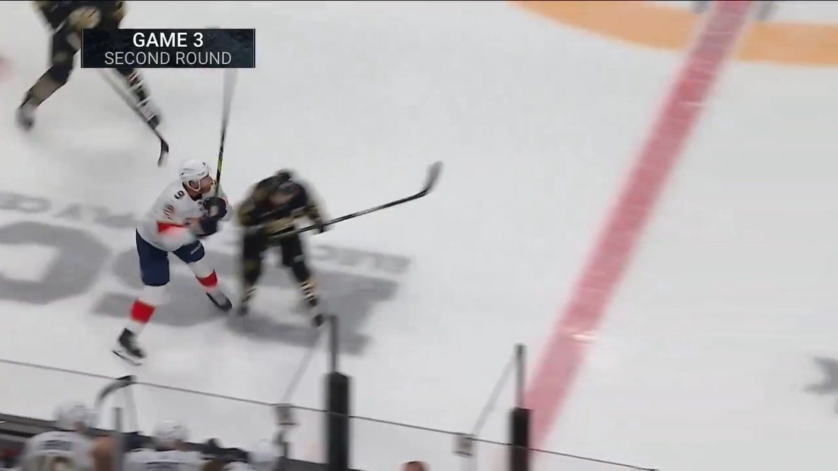 Prior to tonight's game, TNT released an alternate angle confirming Sam Bennett sucker punched Brad Marchand in Game 3 😬