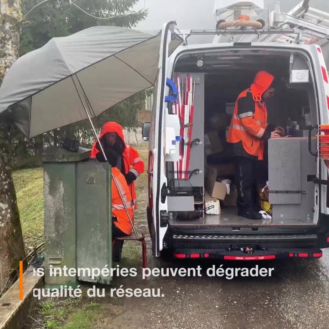[Alpes] ⛰️ Pour prévenir les dérangements collectifs, nos techniciens entretiennent le #réseau utilisé par l'ensemble des opérateurs. Ces opérations de maintenance ne peuvent avoir lieu qu'en automne ou au printemps, périodes moins fréquentées (mais sous la 🌧️ ☂️ en ce moment)