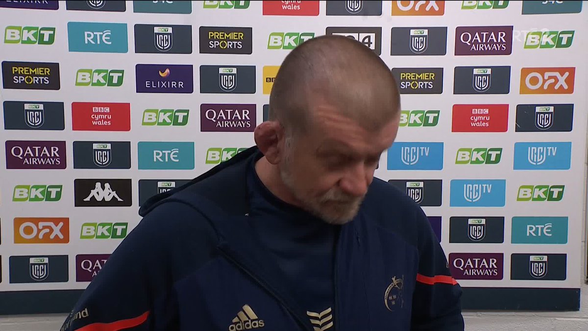 Nice interview here with GR. I wouldn’t swap Rowntree for anyone at the moment. Right guy at the right time in Munster. No airs or graces and always forthright and personable. Sound shkin.