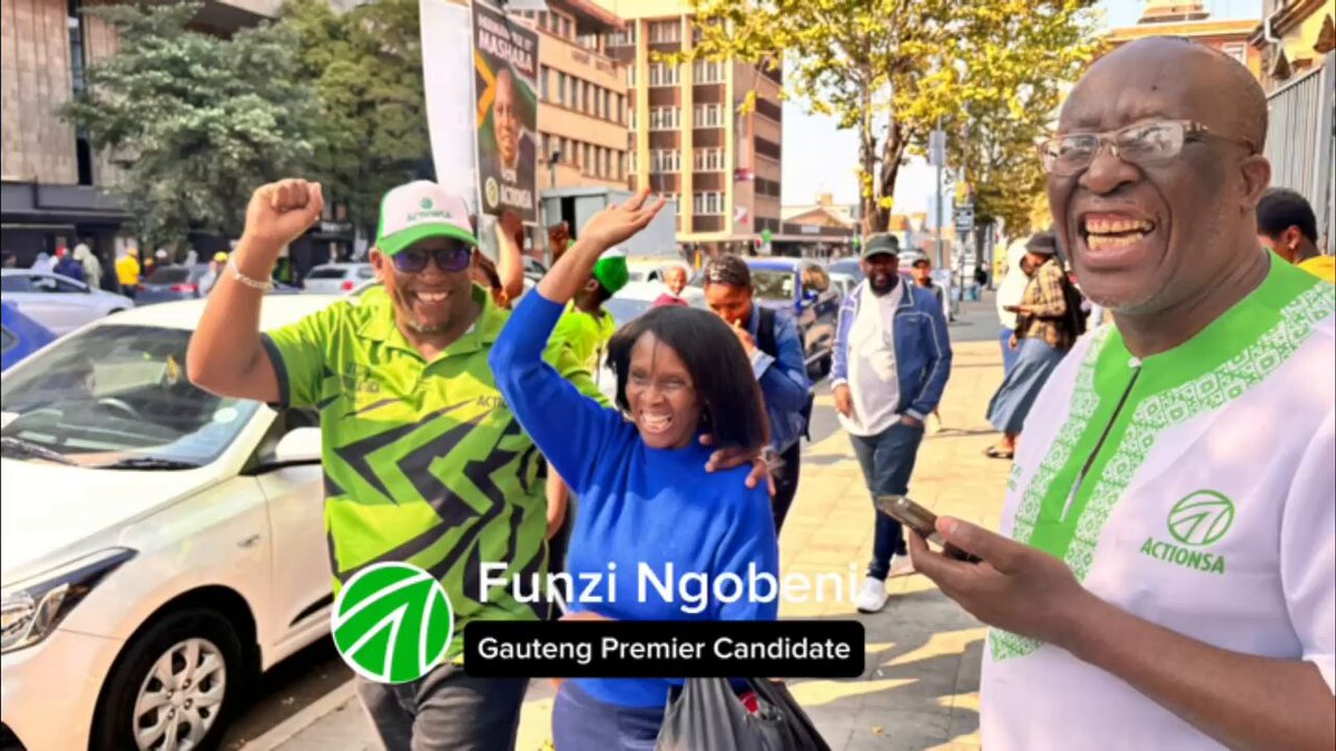 [Breaking News] ActionSA Ekurhuleni Councillor &amp; Adv. Kutlwie Sankara 😇 and I are proud to announce the release of Patricia Khoza at Germiston Magistrates Court this morning. #FunziFixGauteng #LetActionLead