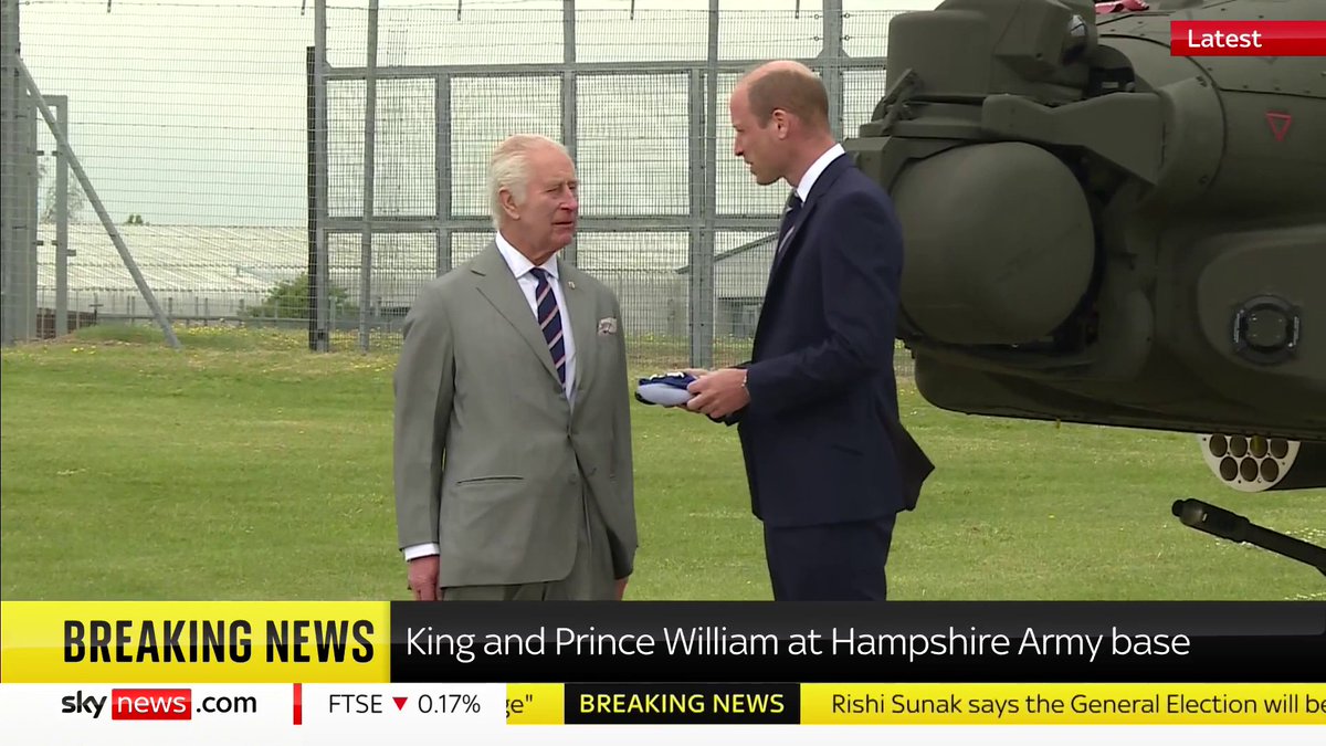 BREAKING: King Charles officially hands over the role of Colonel-in-Chief of the Army Air Corps to The Prince of Wales 📺 Sky 501, Virgin 602, Freeview 233 and YouTube