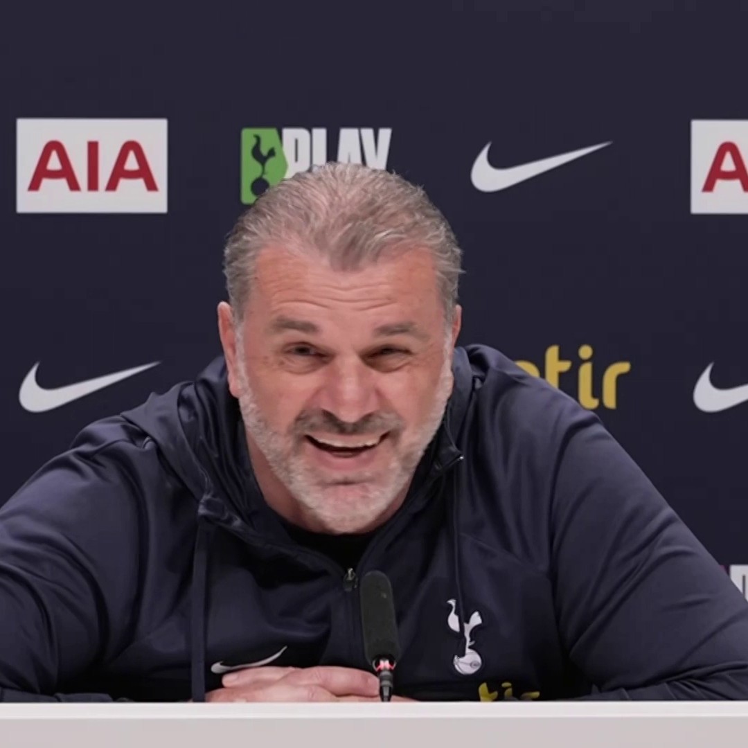 "To me, we've got a game tomorrow that we want to win" Ange Postecoglou responds to fans wanting the team to not win tomorrow night against Manchester City 😬
