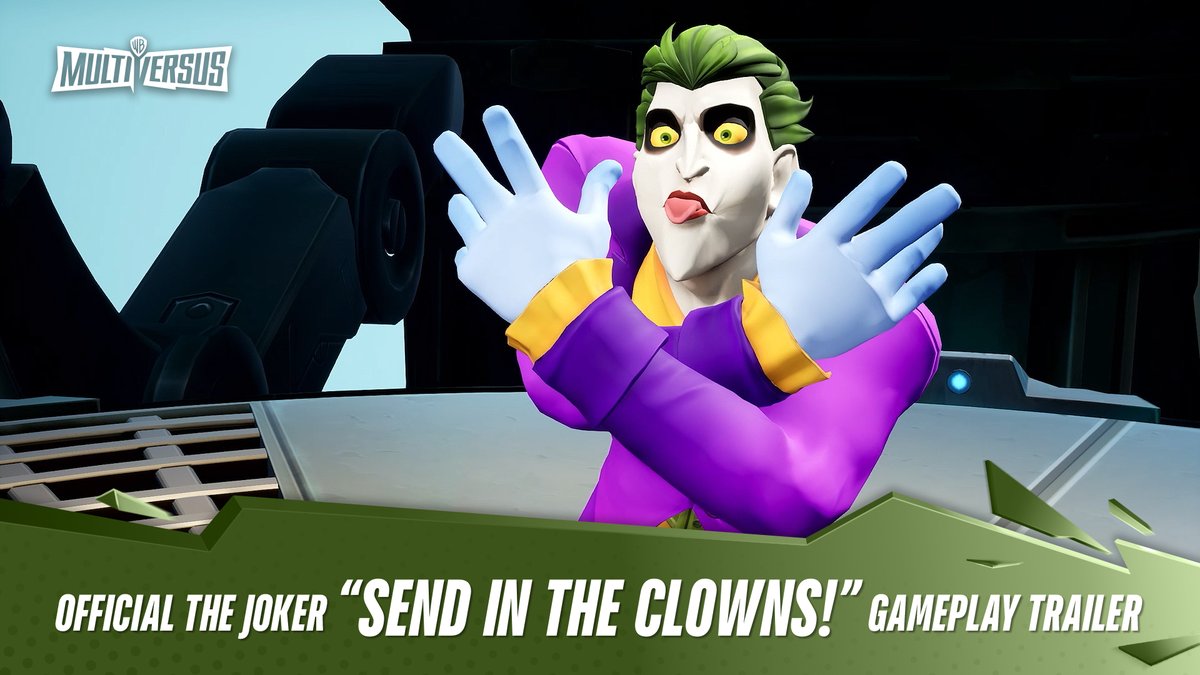 Batman really needs to tighten up his security. The Joker has invaded #MultiVersus!