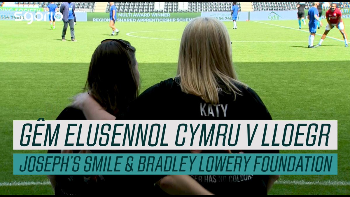 "Achos mor dda - allai'm coelio be' mae'r merched wedi ei wneud o ran y trefnu" Gêm elusennol rhwng Cymru a Lloegr yn Abertawe. Charity match for Joseph's Smile Bradley Lowery Foundation on the weekend. Owain Tudur Jones @humphreyker.bsky.social Shane Williams ashley morris