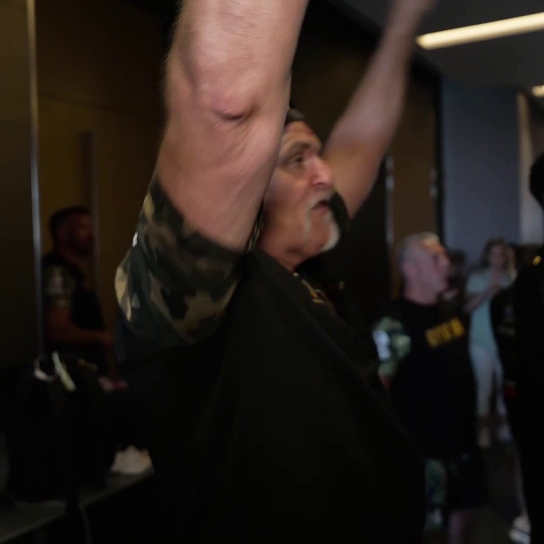 Warning: Video includes graphic imagery ⚠ John Fury speaks out after footage of him appearing to headbutt a member of Oleksandr Usyk's team emerges 👇