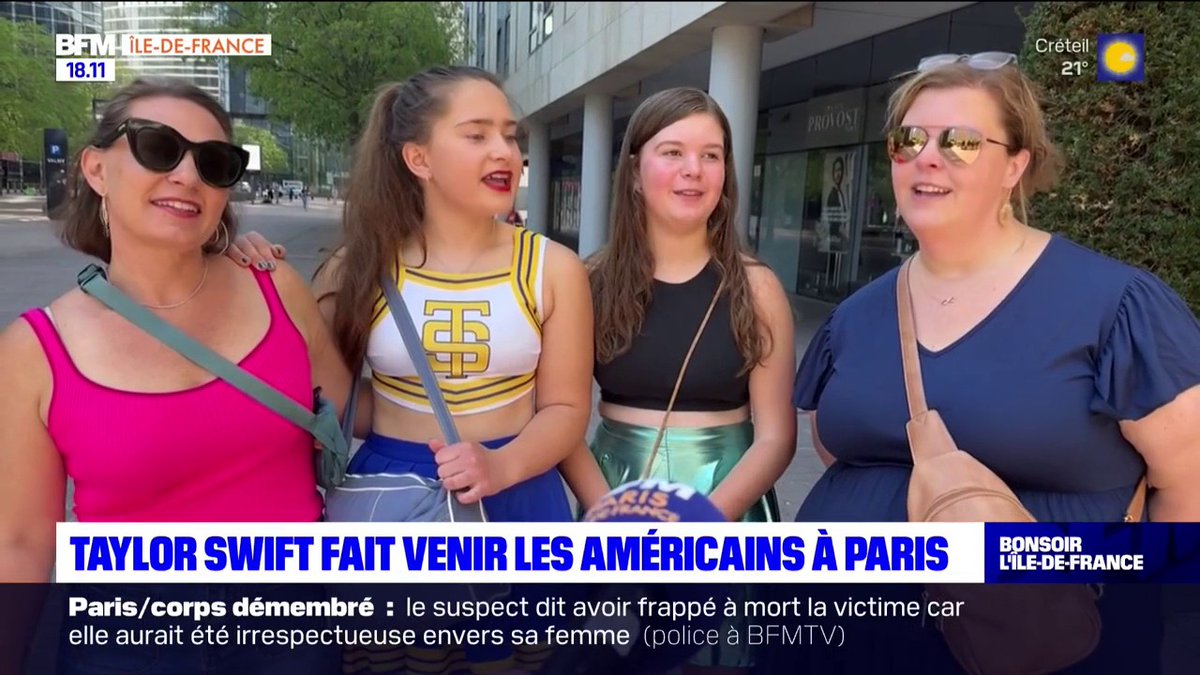 Paris: Taylor Swift fait venir les Américains