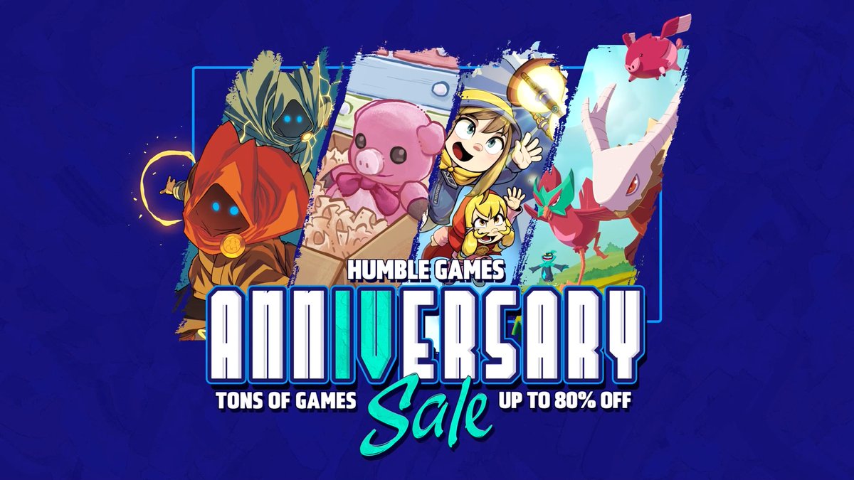 It's our birthday but we've got a gift for YOU 🫵 Get up to 80% OFF selected titles such as Unpacking, Coral Island and more in our Anniversary Sale 🎁 Shop now: