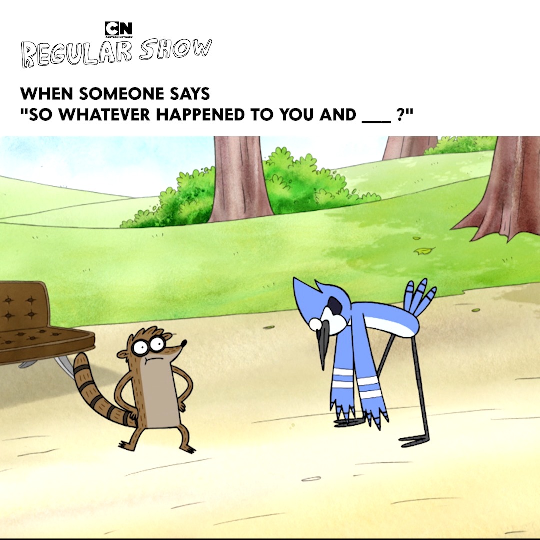 Been dyyying to bring up this drama #RegularShow #CartoonNetwork #drama #traumadump #relationships #friendships #millennials #genZ #memes