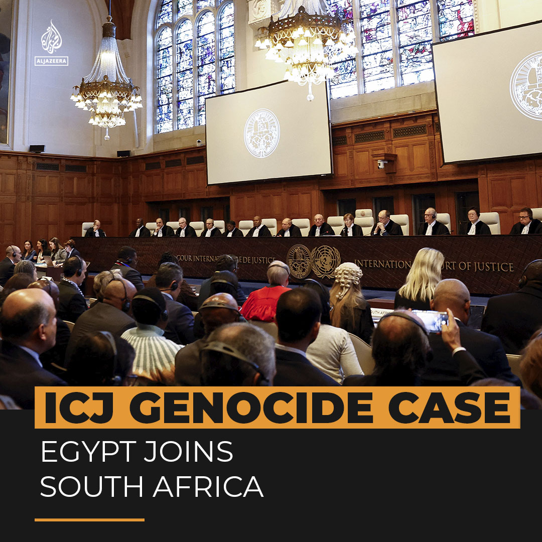 “It’s an unbelievable diplomatic blow to Israel.” Egypt says it will join South Africa’s genocide case against Israel at the ICJ. Here’s why analysts say it’s a big deal ⤵️