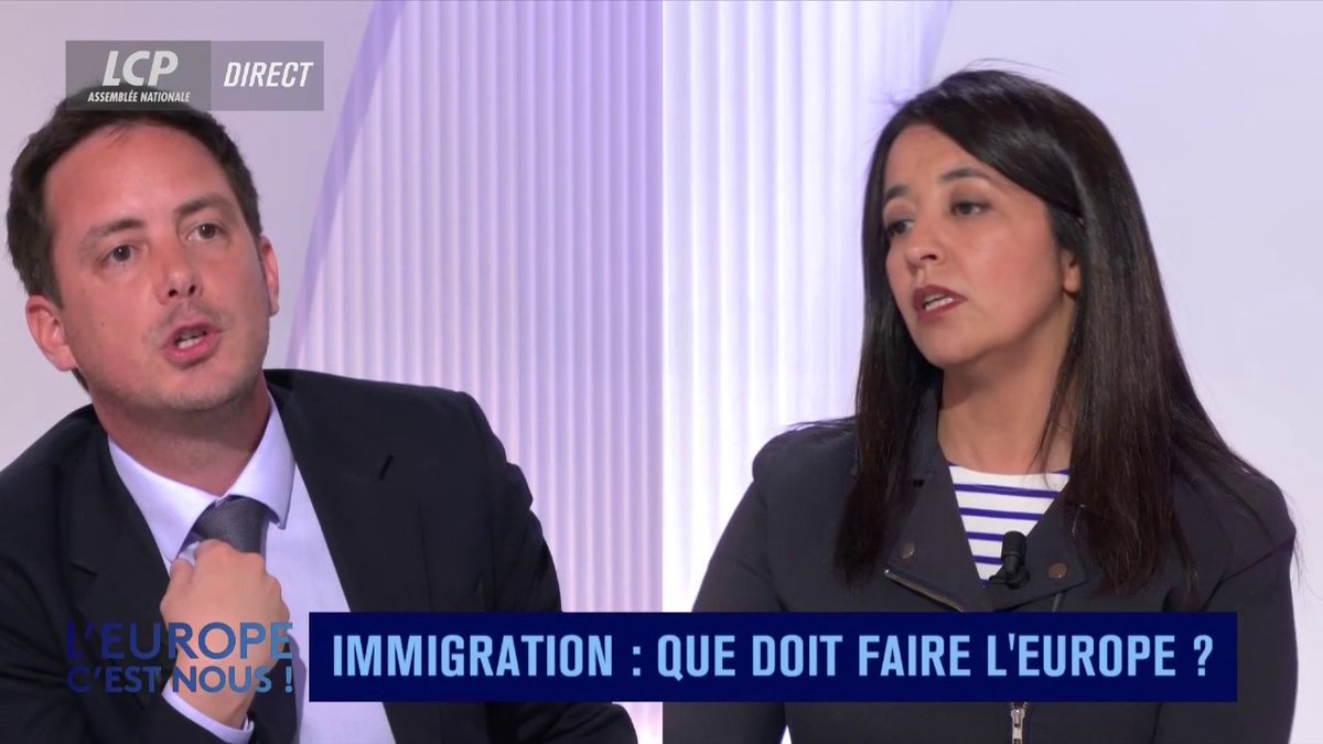 Fabrice Leggeri a "plein de complicités pour crimes contre l'Humanité, et vous avez ça dans votre liste. Il a laissé des gens mourir en mer", Karima Delli interpelle Yoann Gillet sur la présence de l'ancien directeur de Frontex sur la liste RN.#Européennes2024 #Europe