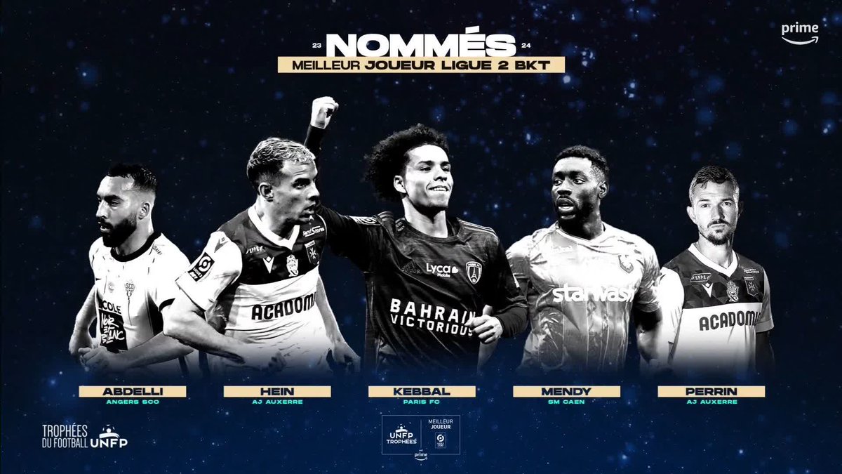 🏆 Le meilleur JOUEUR de Ligue 2 BKT est @gauthier_hein ! #TrophéesUNFP