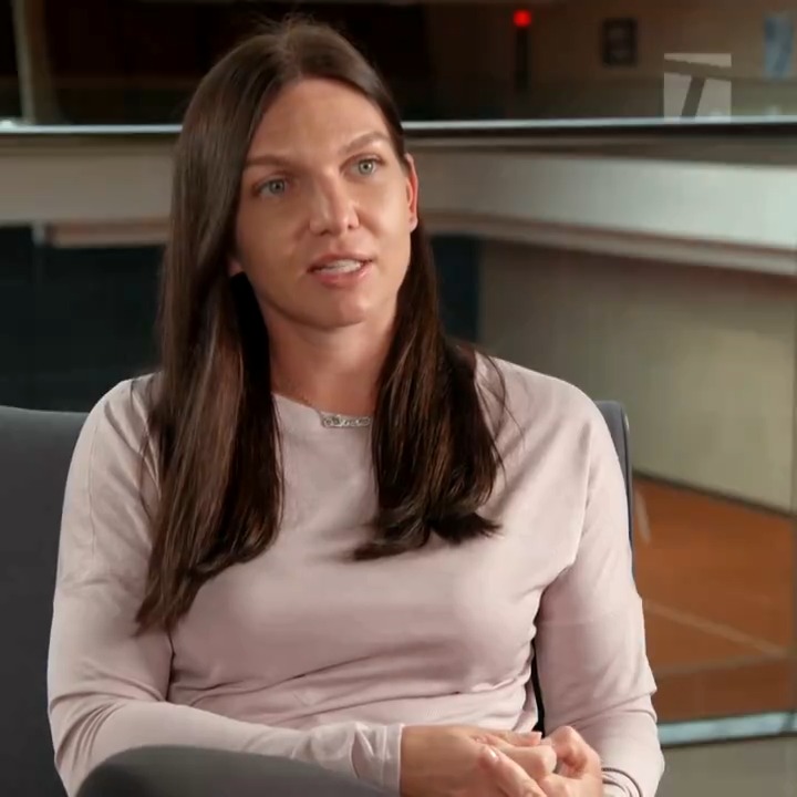 "Anything we face in life, we have the power to overcome. And what happened to me, it was something that I never thought about...it's really tough to overcome this experience, but I did." Simona Halep is SO back. #TheBreakTC | #IBI24