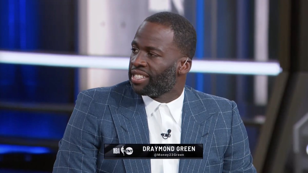 .Draymond Green is BACK in Studio J tonight 🙌