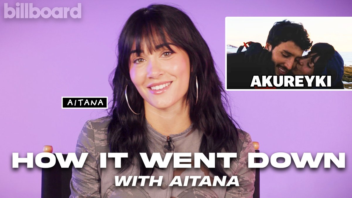 .AITANA stopped by to chat with Billboard about how the songwriting process of her and Sebastián Yatra's "Akureyri" went down. ✍️🎶