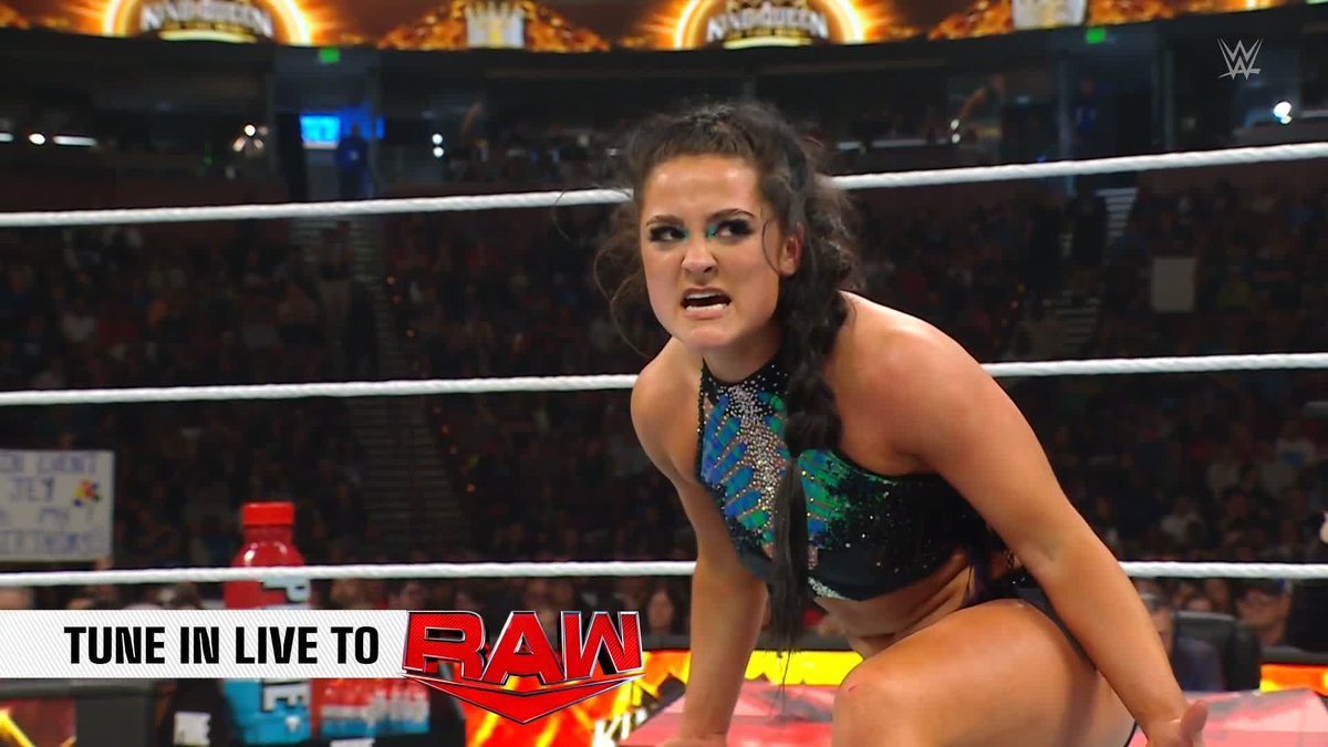 Who will get one step closer towards the next round of the QUEEN OF THE RING tournament? #WWERaw #WWEKingAndQueen