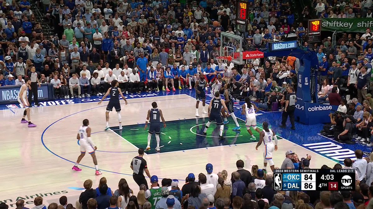 What a RIDICULOUS shot by Shai Gilgeous-Alexander to tie the game 🤯
