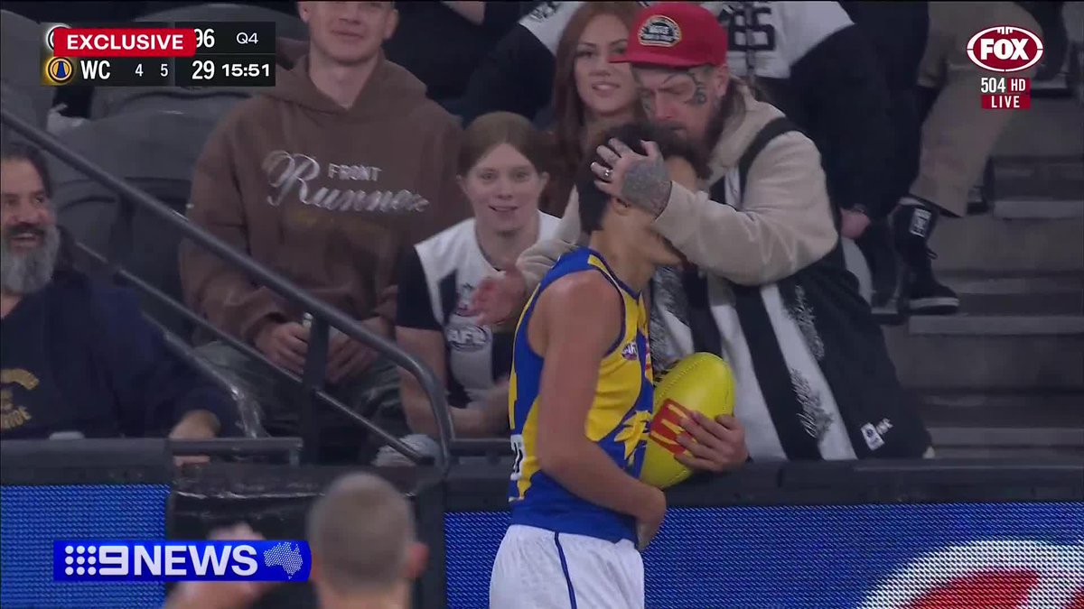 A lifelong Collingwood fan has been banned for the remainder of the season, a penalty he was preparing for. Justin Witcombe grabbed a West Coast Eagles player during Sunday's match at Marvel Stadium and in an exclusive interview with Tom Morris apologised profusely. #9News