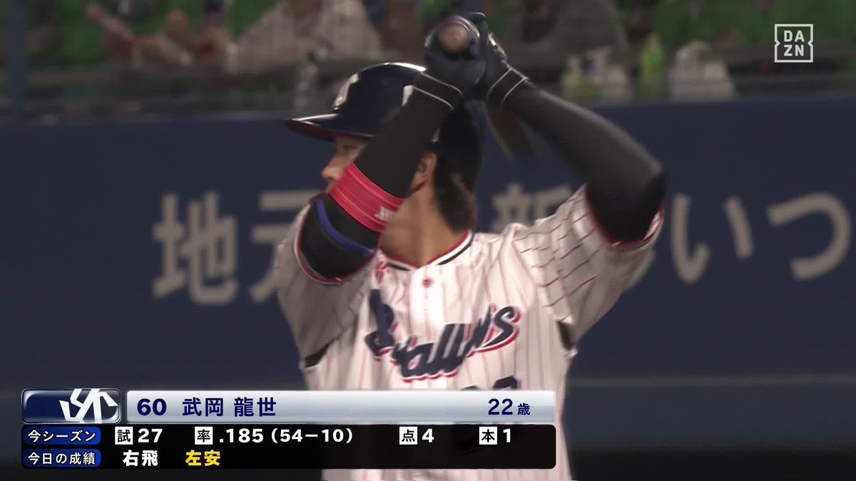 ／ 愛媛松山のファンの元へ ＼ 申し分なしの角度 武岡龍世がソロ本塁打 ⚾プロ野球(2023/5/14) 🆚ヤクルト×広島 📱Live on DAZN #DAZNプロ野球 #swallows