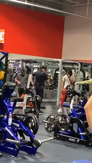CAUGHT ON CAM: Man charged with criminal trespass and resisting arrest after being tased by police at Crunch Fitness. Authorities say he refused to leave and took a fighting stance against the officer.