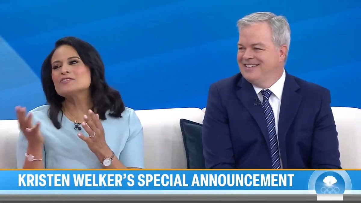 .Meet the Press moderator Kristen Welker Kristen Welker and her husband, John Hughes, are expecting baby number two with help from a surrogate!