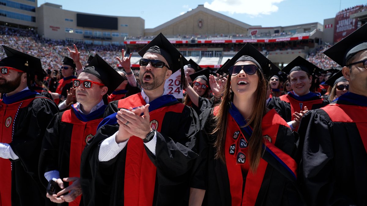 ✨And it was all a #UWGrad dream✨ Congratulations to the #UWMadison Class of 2024! 🔴🎓⚪️