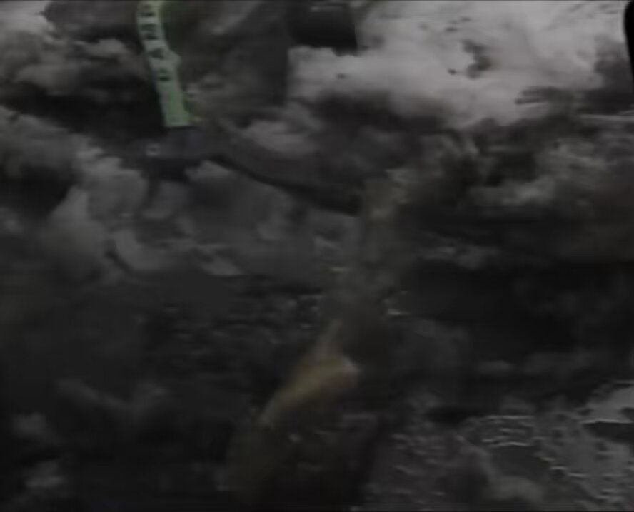 Footage from 1991 shows scientists carefully removing the body of Ötzi the Iceman, who was discovered by hikers in the Ötztal Alps on September 19, 1991. Initially, the people who found the body believed it to be that of someone who was fairly recently deceased. However, it turned out that the corpse was actually over 5,300 years old. Ötzi lived between 3350 and 3105 BC. It is believed that he was likely killed, as an arrowhead was found embedded in his left shoulder along with various other wounds. He is Europe's oldest known natural human mummy.