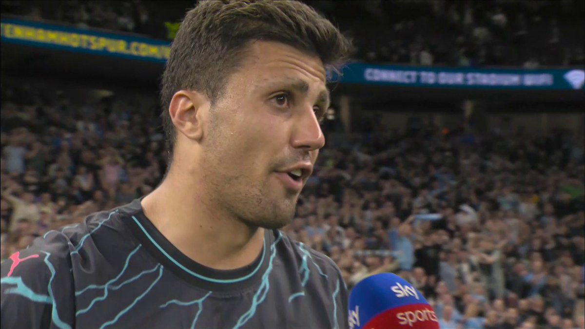 "Stefan, he saved us" Rodri is full of praise for Stefan Ortega after his performance against Tottenham 👏👏👏