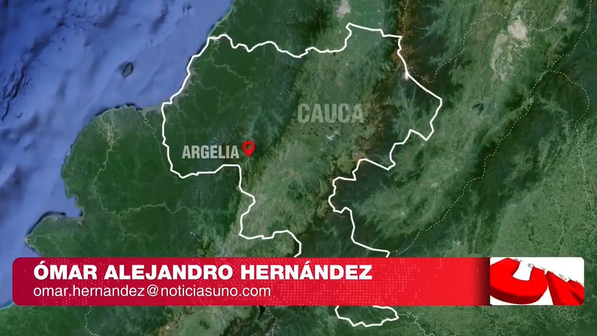 #NoticiasUNO| Más de 350 familias se encuentran confinadas en Argelia, Cauca, por los enfrentamientos entre grupos armados