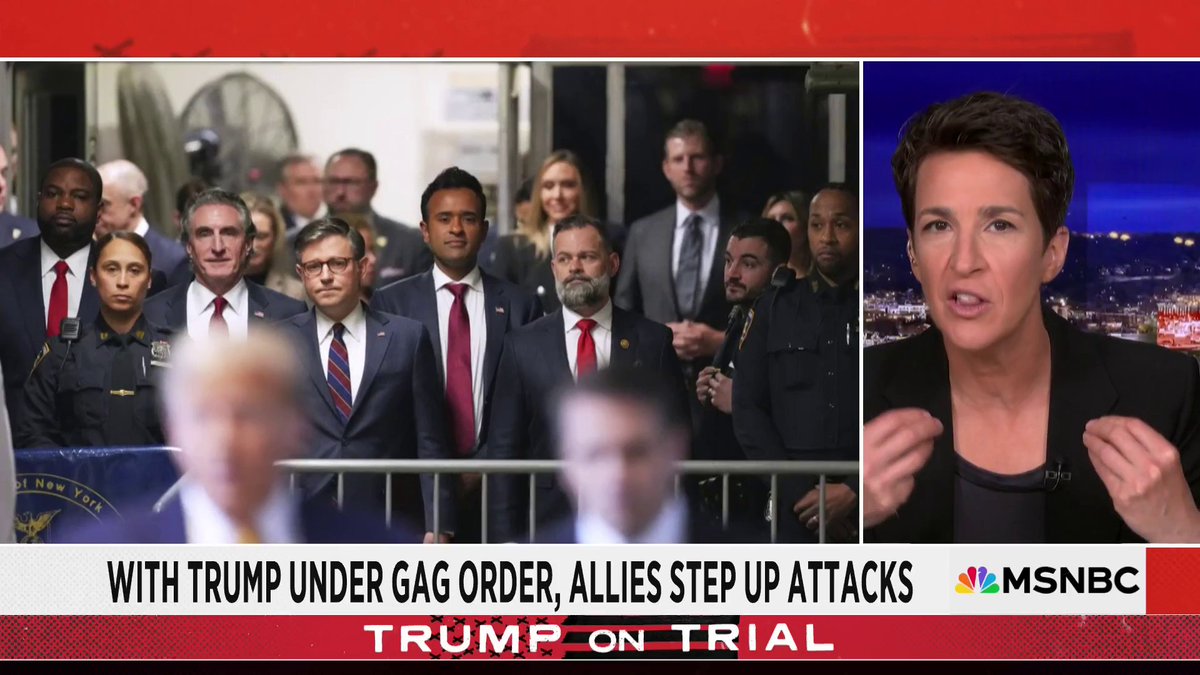 Maddow: Republicans are so in the tank for Trump that they now dress like him too?!?