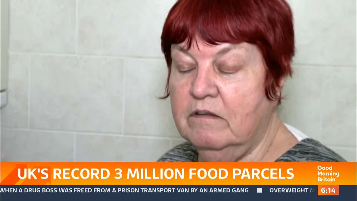 The foodbank charity The Trussell Trust says it’s handed out a record 3.1 million emergency food parcels in the past year. More than a million were given to children but there’s been a significant rise in the number of older people needing help.