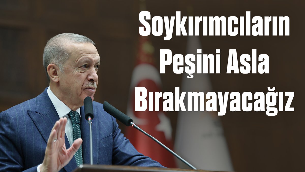 Ne yaparlarsa yapsınlar… İnsanlık bu katillerin yakasını bırakmayacak. İnsanlık bıraksa dahi biz bu katillerin, bu soykırımcıların, bu gözü dönmüş cinayet şebekesinin peşini asla bırakmayacağız.