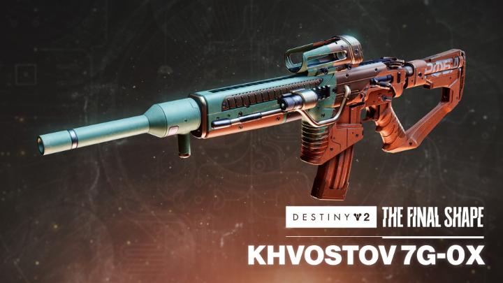 Return to your first days in the Cosmodrome. With a shot that ricochets every 7th round, the Khvostov 7G-0X returns as a new exotic weapon with The Final Shape. 🔺