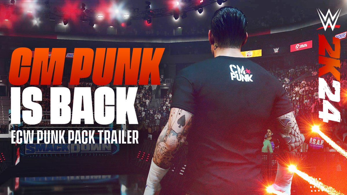 Go EXTREME with the new ECW Punk Pack available now! #WWE2K24