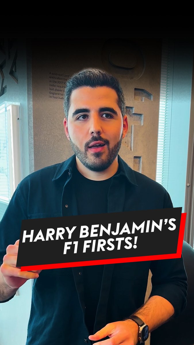 It’s the first weekend in the Sky Sports F1 commentary box for Harry Benjamin, so we asked him to share some of his other firsts! 🎙️🏎️