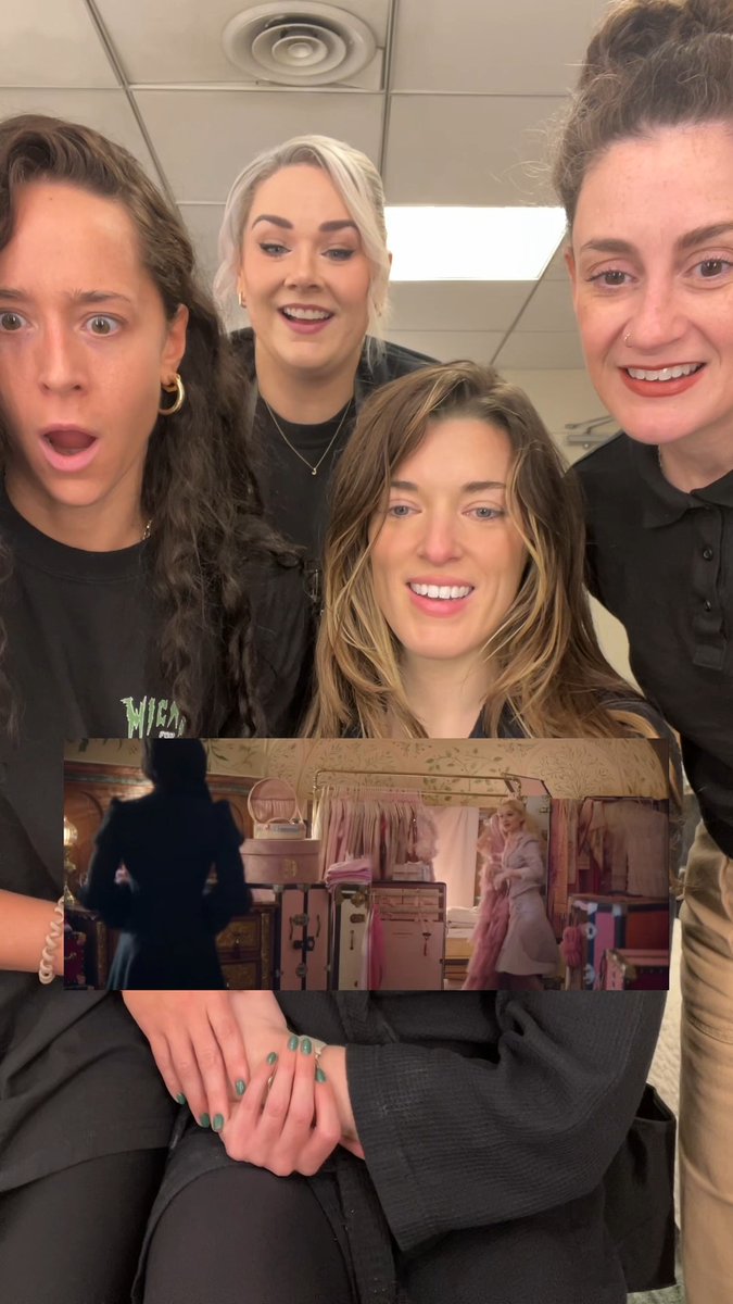 The Broadway cast of ‘Wicked’ reacts to the new trailer 💕💚