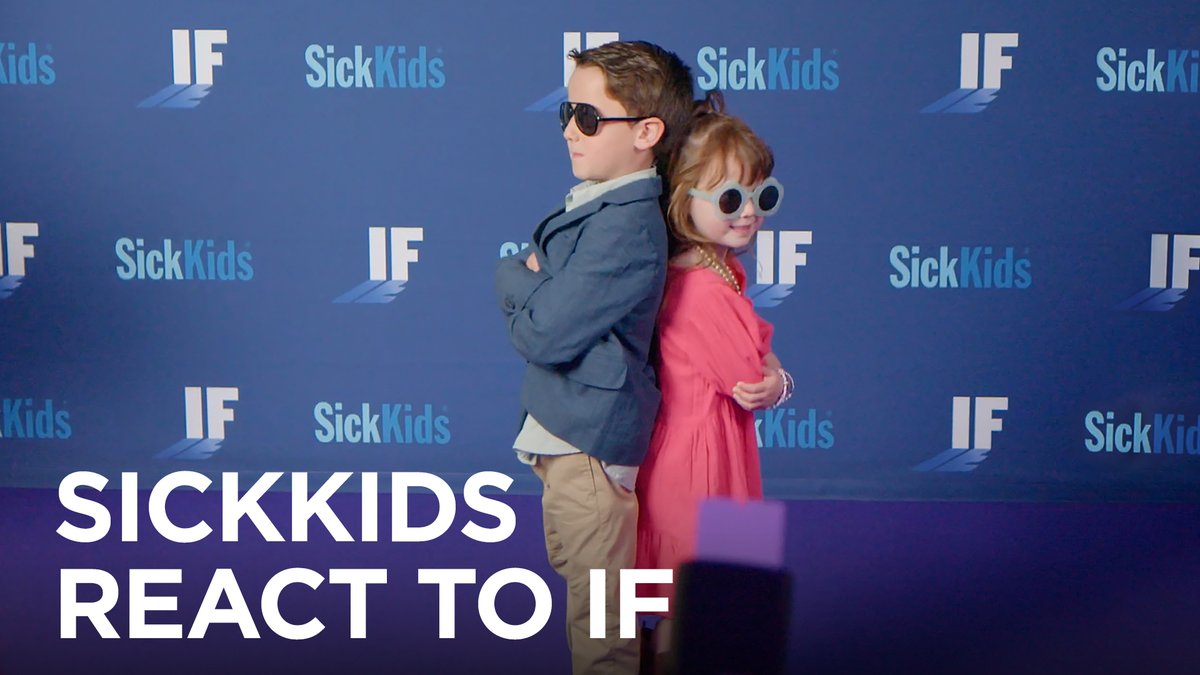 A big thanks to SickKids Foundation for spending the time with us to watch @IFMovie.