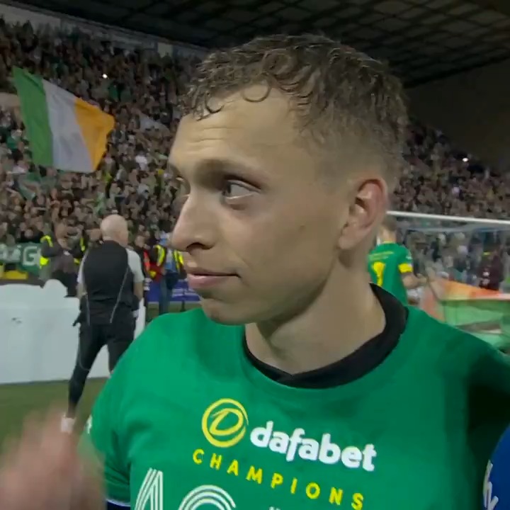 🗣️ "I don't think this ever gets old... We really kicked into gear and showed what a champion does." Alistair Johnston reacts to securing his second league title at Celtic ⬇️