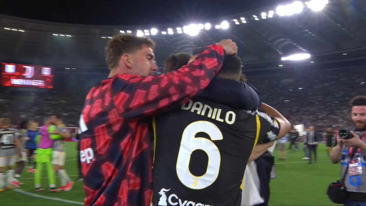 The full-time scenes as Juventus won their 15th Coppa Italia Final 🎉🏆