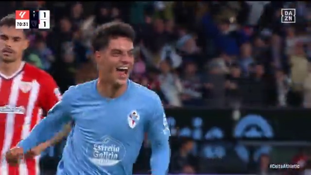 Tu Celta, jugándose el descenso Tú, de A Madroa Tú, que amas esta camiseta Tú, marcando tu primer gol como celeste Tú, haciendo soñar a Balaídos con la permanencia Tú, 𝑯𝒖𝒈𝒐 𝑨́𝒍𝒗𝒂𝒓𝒆𝒛 🩵 #LALIGAenDAZN ⚽