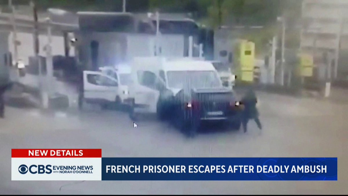 A massive manhunt is underway in France for escaped inmate Mohamed Amra, an alleged international drug boss known as “The Fly.” Two prison guards were killed, and three others were wounded when armed assailants ambushed a prison convoy to facilitate Amra's escape.