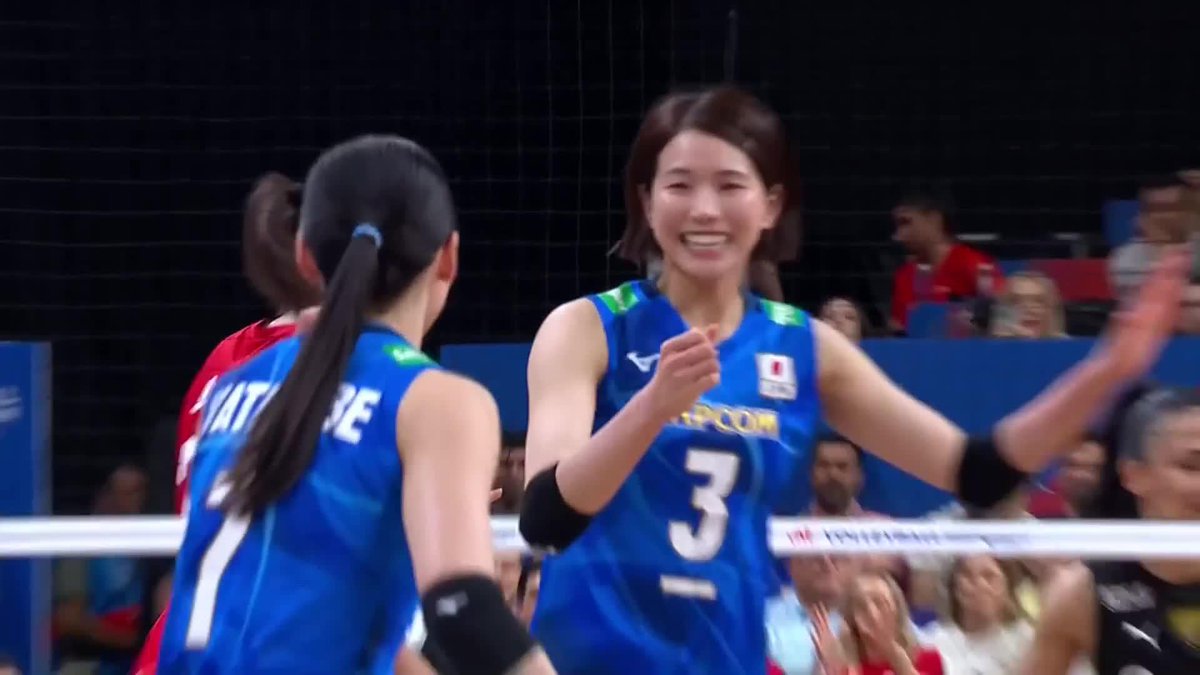 SARINA KOGA 🇯🇵 The outside hitter scored 31 points for Japan in their 3-2 win 🆚 Türkiye 🇹🇷. Their next match is against Bulgaria 🇧🇬 on May 16. 📺 Watch the #VNL2024 matches on ⏰ Full schedule - 🏐 #Volleyball #VNLAntalya