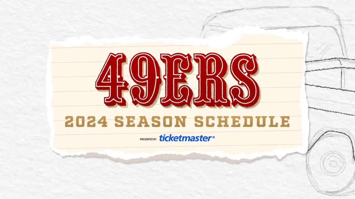 Drawing the Niners: Schedule Release Edition 🎨 Rita Oak | #FTTB