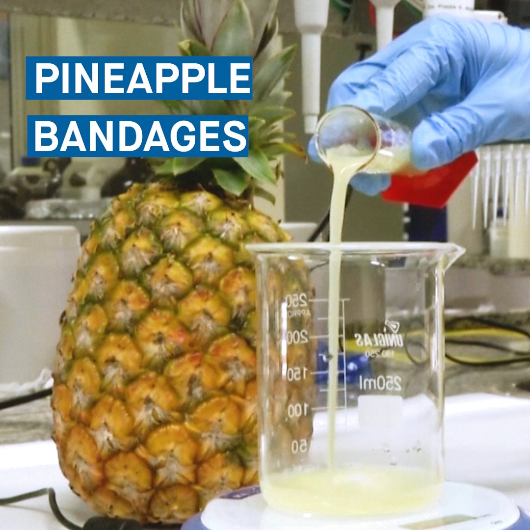 @ThebestFigen Researchers found an unexpected use for the part of the pineapple that you usually throw out.