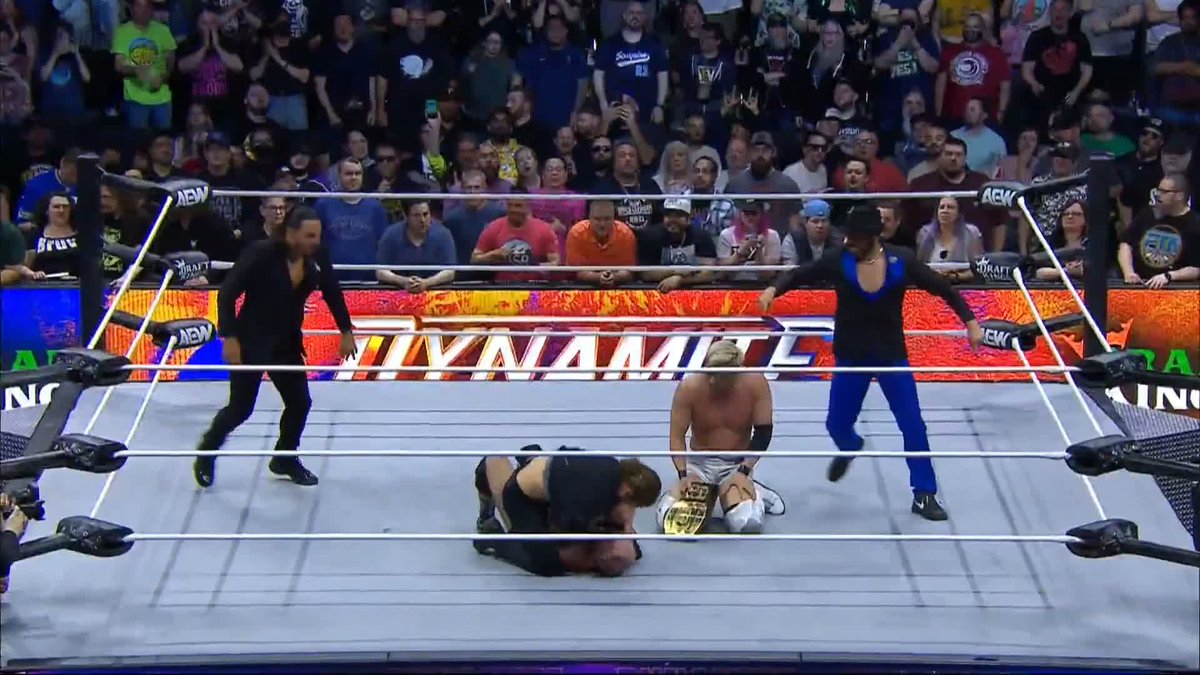DARBY ALLIN RETURNS to become the fourth member of Team #AEW for Anarchy in the Arena at #AEWDoN against The Elite! Watch #AEWDynamite LIVE on TBS! DARBY ALLIN | Dax FTR | Daniel “Cash” Wheeler | @BryanDanielson