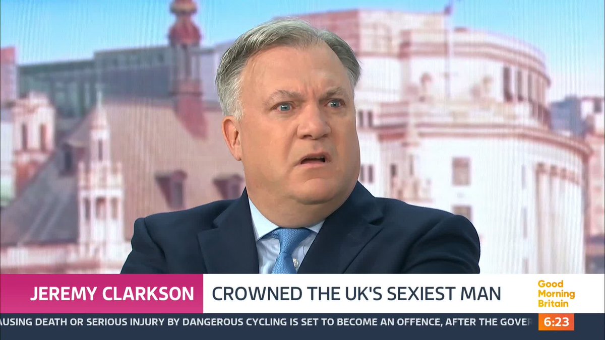 'Pardon?' Jeremy Clarkson has officially been crowned the UK's sexiest man for the second year in a row... Ed Balls | ranvir singh | Sean Fletcher