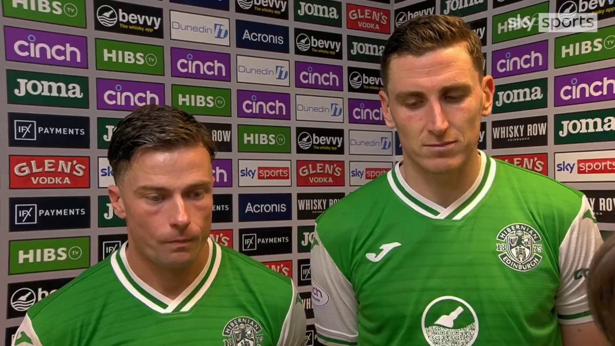 💚 Club greats Paul Hanlon and Lewis Stevenson reflect on playing their last match at Easter Road as Hibs beat Motherwell ⬇️