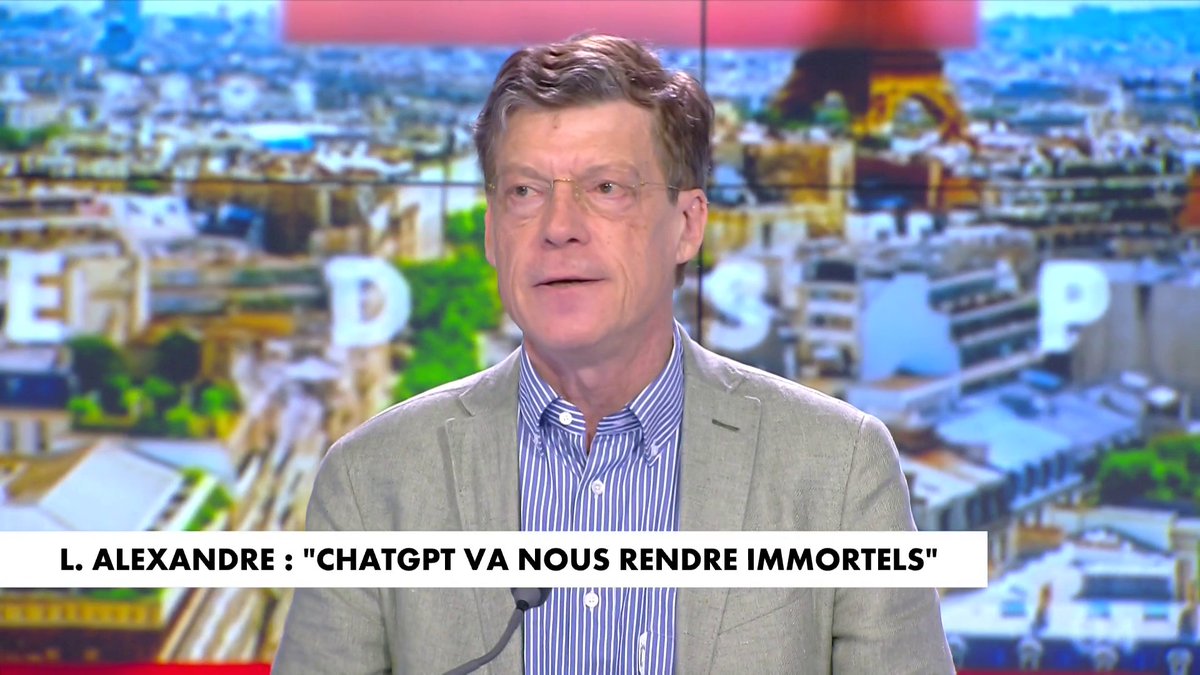Dr Laurent Alexandre : «Au cours du 21e siècle, l'espérance de vie pourrait grâce à l'IA et aux biotechnologies, arriver à 200 ans», dans #HDPros